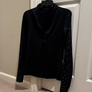 Nike Black Dri-FIT Zip-Up Top